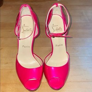 Christian Louboutin pink heels